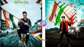Happy Republic Day 26 January 2023 Viral Photo Editing Picsart Editing Tutorial Republic Day 2023
