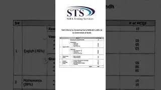 Bps 5 to 15 test preparation 💯 | Matriculation category | IBA STS screening test #test #job #shorts