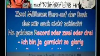Karaoke Song  Alles was ich will da Numma1 Hit von NettundGeil.wmv