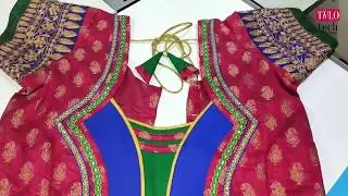 Beautiful Blouse Design | Stitching class | Blouse back neck design | Tailo Tech