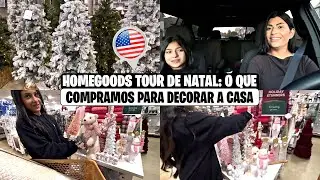 DECORANDO NOSSA CASA PARA O NATAL: COMPRINHAS NA HOMEGOODS 🎁