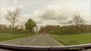 Autofahrt im Ried/GG: Geinsheim --:---- Hessenaue ---:--- Trebur