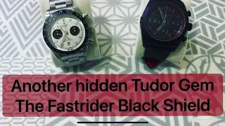 Another hidden Tudor Gem: the Tudor Fastrider Black shield! A unique ceramic case chrono! 🥰
