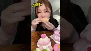 Eat pink desserts  #fyp #instagram #asmr #asmrmake