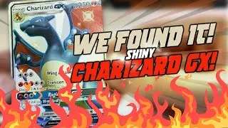 Shiny Charizard GX | We found it! | Pok&eacute;mon TCG Hidden Fates | Charizard Pull
