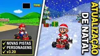 Mario Kart 64 Recebe Atualização de Natal! 🎅 Happy Holidays v3.20    #Nintendo64 #RetroGaming