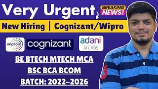 🔥Wipro набирает сотрудников на программы BE BTECH MCA | Срочный набор | Собеседования завтра | Co...