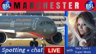 🔴Live  Aviation - MANCHESTER  AIRPORT  - Plane spotting and chat