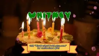 Happy Birthday WHITNEY   Happy Birthday Song   Birthday Wishes   Birthday Party