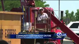 Community center back open after fire