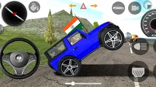 Indian Car Simulator 3D 🚗 | Crazy Offroad Jeep Stunt Gameplay | New Update