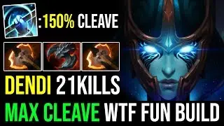 Dendi [Phantom Assassin] Max Cleave Build WTF +150 Cleave Damage With RP Combo 21Kills Crazy Dota 2