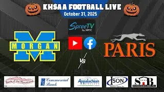 LIVE | KHSAA Football | Morgan County Cougars vs Paris Greyhounds | October 31, 2025