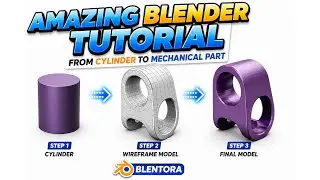 Amazing Blender Tutorial 🔥 From Cube to This | Beginner Friendly