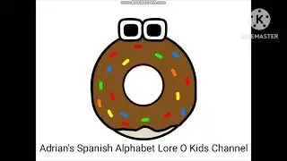Adrian's Spanish Alphabet Lore O Kids Channel Logo March 1995-January 2026
