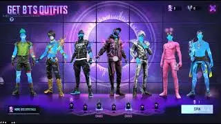 BTS Emote Dance - Deceptive Fearless Bundle Free Fire Collaboration