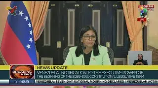 Acting Pres. Rodriguez | &ldquo;The blockade has not defeated us; it has made us stronger&rdquo;