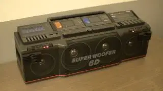 Vintage 80's Boombox Soundtest (Silva SW5005 Super Woofer)