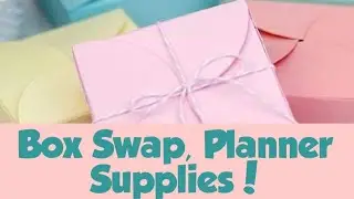 Box Swap Planner Supplies!!
