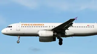 FREEBIRD A320 FROM DALAMAN ( FULL ATC ) @ DONCASTER AIRPORT UK #aviationgeek #aviation #dsa