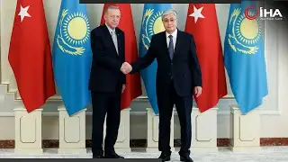 Cumhurbaşkanı Erdoğan, Kazakistan Cumhurbaşkanı Tokayev ile Görüştü