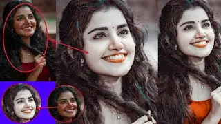 Hard Smooth White Face + Dark Background Photo Editing | Face smooth kaise kare face smooth editing