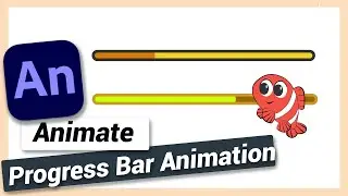 Create Progress Bar Animation | Adobe Animate CC Tutorial