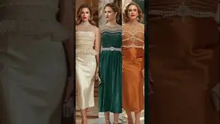 3 Luxury Midi Skirt Dresses for Evening #eleganceinmotion