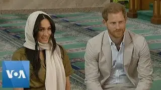 Britain Royals Harry and Meghan Visit Cape Town Mosque
