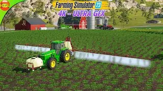 Planting & Taking Care of Soybean - Farming Simulator 23 Ultra Graphics
