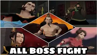 ALL BOSS FIGHT AND CUTSCENE - AVATAR THE LAST AIRBENDER : INTO THE INFERNO ( PLAYSTATION 2 )