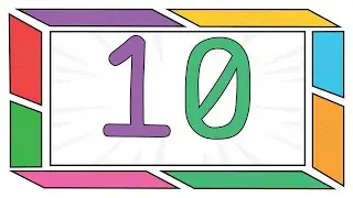 10 seconds Silent Countdown Timer &ndash; Bright Classroom Theme | HD Timer for Teachers & Students