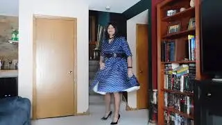 Blue Polka Dot Dress