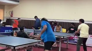 Table Tennis civil service Tournament match Dr Kinshuk soni