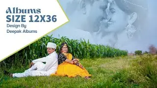 12x36 wedding Album Design By Deepak Albums