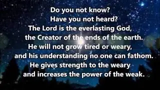 Isaiah 40:27-31 