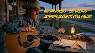 Intimate Folk Ballad - All My Loving (The Beatles) - Acoustic Love Song ❤️