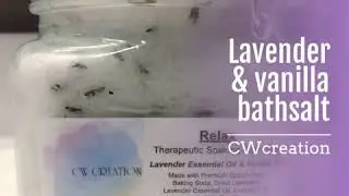 Lavender & vanilla bathsalt