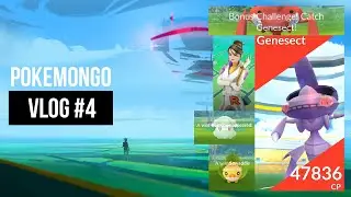 VLOG #4 - CATCHING SHINY GENESECT Unova Week - PokemonGO