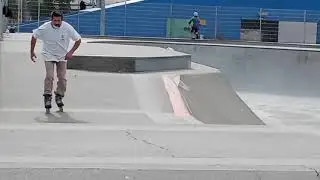 rickybobby old man can jump Berkeley skate park