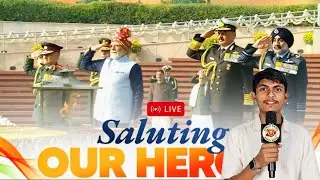 77th Republic Day 🇮🇳 PM Modi ne Rashtriya Samar Smarak par Shaheedon ko Di Shraddhanjali Singh News