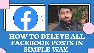 How to delete all facebook posts. /in hindi.Rs technologies