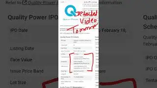 Quality power electrical equipment ipo latest News & Latest gmp.#shorts
