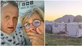 WK67🇻🇳| MIDDEN I/D NACHT VAN ONS CAMPERBED gelicht door POLITIE & NIEUWS! | WONEN IN ONZE CAMPER!