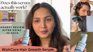 Stop hair fall 90% naturally at home with WishCare Hair Growth Serum / #honestreview #wishcare