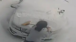 Sunday timelapses of snow in Oklahoma City