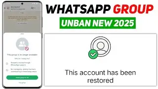 this group is no longer available 2025 | WhatsApp group Unban kaise kare 2025