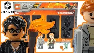 Lego Bricktober 2018 Jurassic World Minifigures 5005255  Unboxing, Build, and Review -4K-