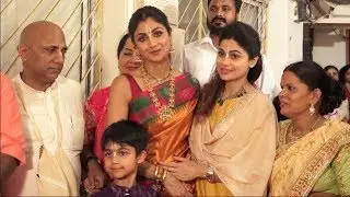 Shilpa Shetty Celebrates RAMNAVAMI By Doing Special Kalash Abhiskeh & Arati At Iskcon Temple