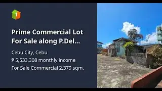 Prime Commercial Lot For Sale along P.Del Rosario St. & Jakosalem St.